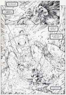 Stephen Platt and Marlo Alquiza Prophet #1 Story Page 7 Original Art (Image, 1995). | Heritage