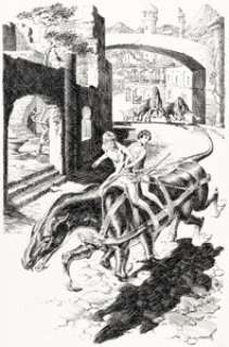 Reed Crandall - John Carter of Mars Illustration Original Art (c. 1964)