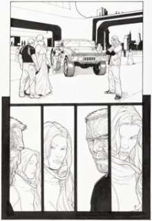 Steve McNiven and Dexter Vines Wolverine #71 "Old Man Logan" Story Page 12 Original Art (Marvel, 2009).