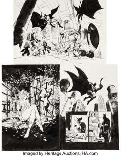 Enrico Marini Batman: The Long Halloween - The Last Halloween #6 "Suspects" Complete 24-Page Story Original Art (DC, 2025). (Total: 22 Original Art)