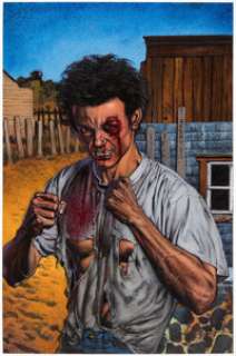 Glenn Fabry Preacher #10 Cover Painting Original Art (DC/Vertigo, 1995).