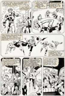 Kerry Gammill and Vince Colletta Wonder Man #1 Story Page 6 Original Art (Marvel, 1986).