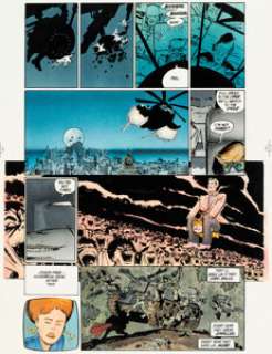 Lynn Varley Batman: The Dark Knight #3 Story Page 25 Production Color Original Art (DC, 1986).