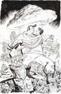 Guy Davis Metal Hurlant #14 Cover Original Art (Humanoids, 2004).