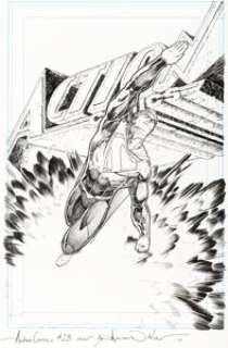 Aaron Kuder Action Comics #28 Cover Original Art (DC, 2014).