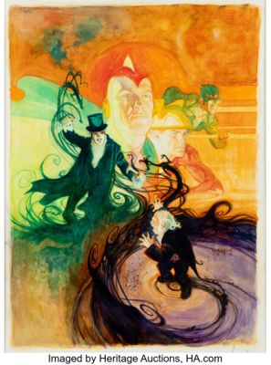 Andrew Robinson Starman V2#66 Cover Painting Original Art (DC, 2000).