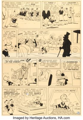 Carl Barks Walt Disney’s Comics and Stories #269 Uncle Scrooge and Donald Duck Story Page 10 Original Art (Western/Gold Key, 1963). | Heritage