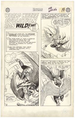 Murphy Anderson | Hawkman #6 p15 (½ Splash) | Nostalgic Investments