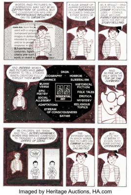 Scott McCloud Understanding Comics Story Page 152 Original Art (Tundra Publishing, 1993).