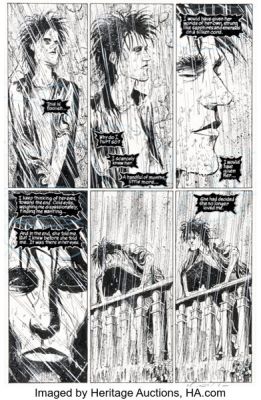Jill Thompson and Vince Locke Sandman #42 Story Page 9 Original Art (DC, 1992). | Heritage