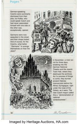 Robert Crumb Kafka for Beginners Story Page 98 Original Art (Icon Publishing, 1993). | Heritage