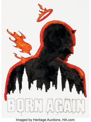 David Mack Daredevil: Born Again Unused Illustration Original Art (Marvel/Disney, 2025). | Heritage