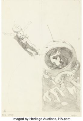 Jeffrey Catherine Jones Abyss - Union #1 Preliminary Story Page 2 Original Art (Publisher, Date). | Heritage