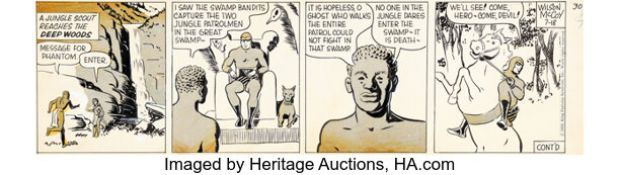 Wilson McCoy The Phantom Daily Comic Strip Original Art dated 7-18-59 (King Features Syndicate, 1959). | Heritage