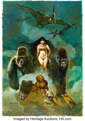 Sanjulián (Manuel Pérez Clemente) The Creeps #2 Cover Original Art (Warrant Publishing, 2015). | Heritage