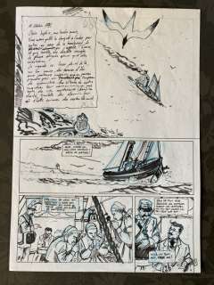 Sandro | Sandro - Planche originale préliminaire - Le Sang de la sirène - (2007) | Catawiki