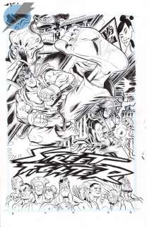Aaron Conley - street fighter page print art