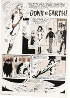 Mike Royer - Vampirella #2 Complete 8-page Story "Vampirella: Down to Earth" Original Art (Warren, - | Heritage