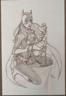 Hoover, Dave | Batgirl - Original Artwork by the late Dave Hoover - Page volante - Exemplaire unique - (2002) | Catawiki