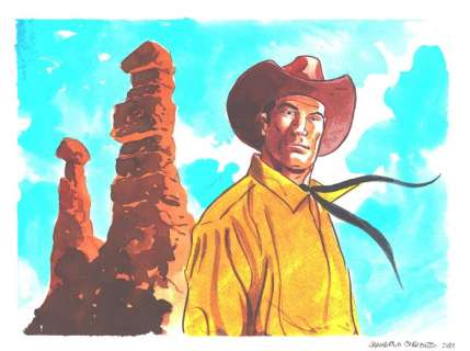 Caracuzzo, Giancarlo | Caracuzzo, Giancarlo - Illustrazione Originale "Tex" - (2023) | Catawiki