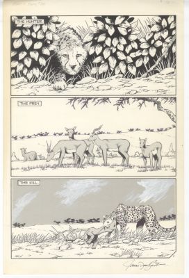 Boris the Bear 22 pg 1 Original Comic Art James Dean Smith | Neat Stuff Vault