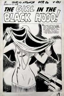 Don Heck - tales to astonish #32 splash (medusa! 6 months before 1st iron man appearance! ) 1962