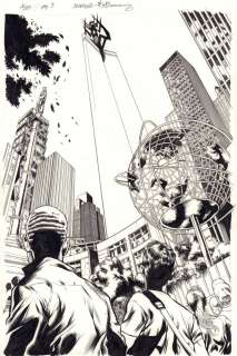 Andy Lanning, Phil Jimenez | Amazing Spider-Man #595 P.3 - Peter & Harry Splash - 2009 | Anthony’s Comic Book Art