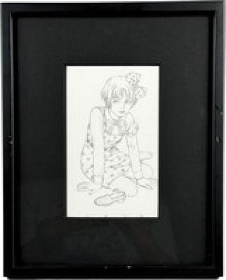 Suehiro Maruo Hand-Drawn Illustration "Shojo Tsubaki" Midori | Mandarake (Big Web)