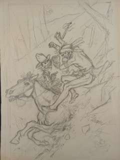 Franco Paludetti - 1 Original drawing - Kit Carson Eroe del West | Catawiki