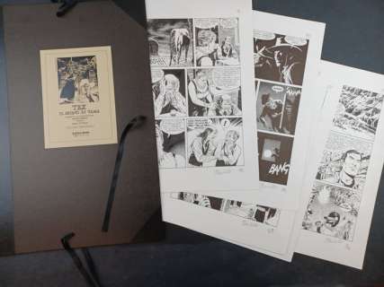 Civitelli, Boselli - 5 Original page - Tex - Il Segno di Yama Portfolio con Tavole Originali | Catawiki