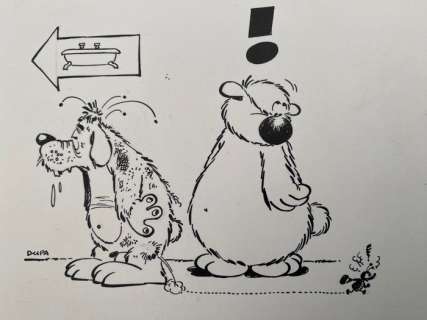 Dupa - 1 Original drawing - Cubitus | Catawiki