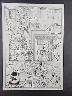 Fabio Celoni - 1 Original page - Topolino Libretto n. 2238 - Agente Gambadilegno, il caso è tuo! - 1998 | Catawiki