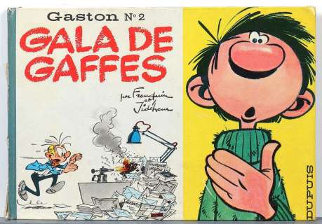 Gaston | Tomes 2 (ré 65) et 4 (eo). Etat moyen / Bon… | Millon