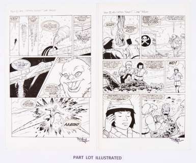 Captain Planet and the Planeteers #6 (1992). Four original artworks,… | Comic Book Auctions ltd