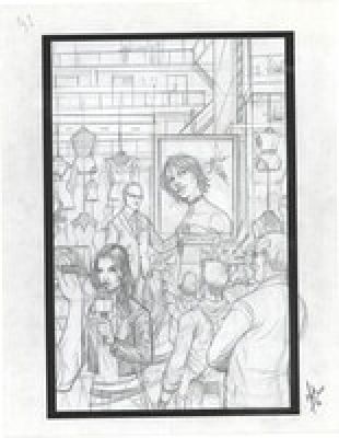 Hand-Drawn Illustration by George Molina | Mandarake (Big Web)