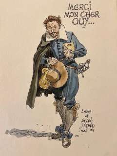 Juillard, André - 1 Original colour drawing - Les 7 vies de l’épervier - 1997 | Catawiki