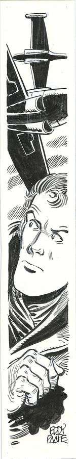 Paape | Valhardi, illustration Ã  l’encre de Chine… | Millon