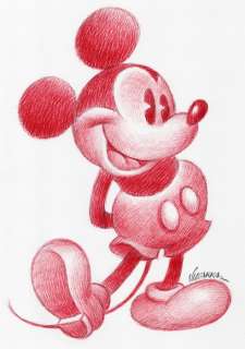 Joan Vizcarra - Mickey Mouse - Pen Art Drawing | Catawiki