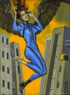 Nicollet | Illustration originale à l’acrylique sur toile. | Septimus