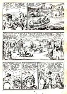 EsseGesse - 2 Original page - il Grande Blek #87 - "i razziatori rossi" - 1961 | Catawiki