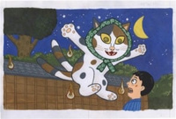Katsuya Hirose’s hand-drawn color illustration "Japan’s Day 8" | Mandarake (Big Web)