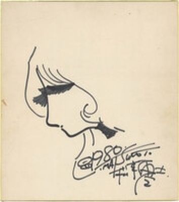 Leiji Matsumoto Hand-Drawn Shikishi "Space Battleship Yamato" Yuki Mori | Mandarake (Big Web)