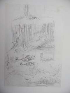 Franquin, André - 1 Original preliminary drawing - Marsupilami T2 - Projet de couverture - Mars le Noir - 1988 | Catawiki