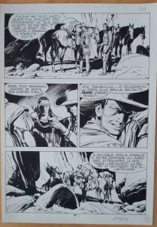 Ticci, Giovanni - 1 Original page - Tex - n. 386 "Il passato di Tiger Jack" | Catawiki