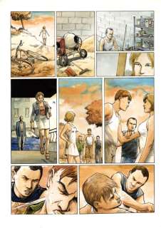 Berlion, Olivier - Planche originale couleur - Garrigue T2 - Personne n’est à l’abri d’une mauvaise rencontre... - (2008) | Catawiki