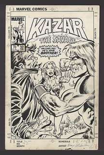 KA-ZAR THE SAVAGE Issue #32 Cover | ComicConnect
