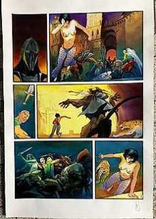 Reculé, Henri - 1 Original colour page - Les Immortels T3 - La Passion selon Nahel - 2002 | Catawiki