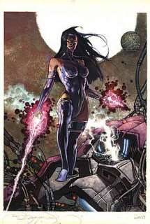 S BIANCHI MARVEL MASTERPIECES PSYLOCKE Trading Card Art