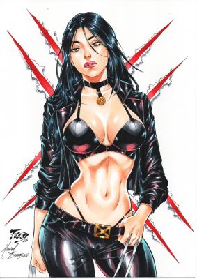 Fred Benes - X-23 pin-up 9x12