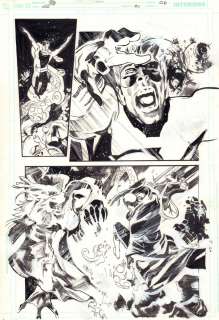 Greg Tocchini - ion #1 p. 6 - ion (kyle rayner) action 1/2 splash - 2006